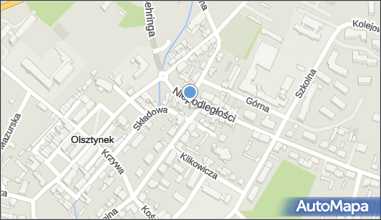 Parking, Chopina Fryderyka, Olsztynek 11-015 - Bezpłatny - Parking