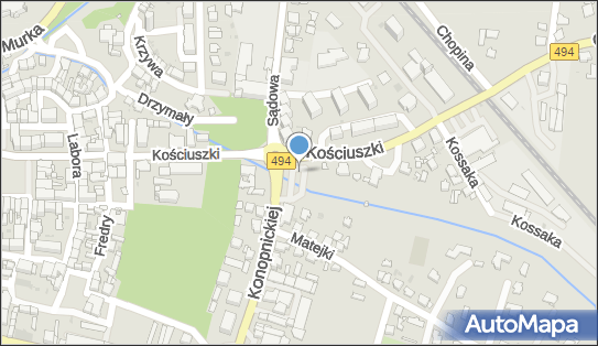 Parking, Kościuszki Tadeusza, gen.494, Olesno 46-300 - Bezpłatny - Parking