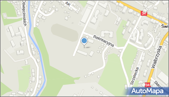Parking, Rekreacyjna, Świebodzice 58-160 - Bezpłatny - Parking