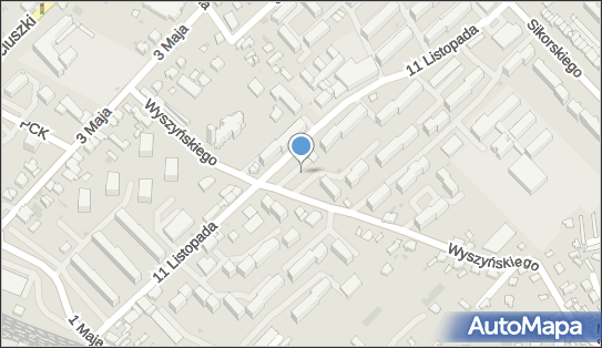 Parking, 11 Listopada, Myszków 42-300 - Bezpłatny - Parking