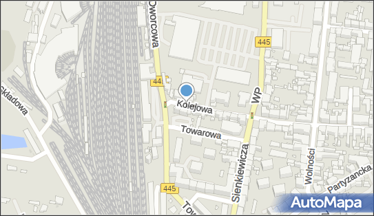 Parking, Kolejowa, Ostrów Wielkopolski - Bezpłatny - Parking