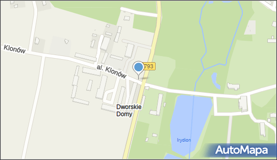 PARKING, Aleja Klonów, Złoty Potok - Bezpłatny - Parking