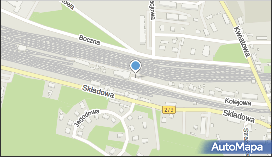 PKP Czerwieńsk, Kolejowa 17, Czerwieńsk 66-016 - Bezpłatny - Parking