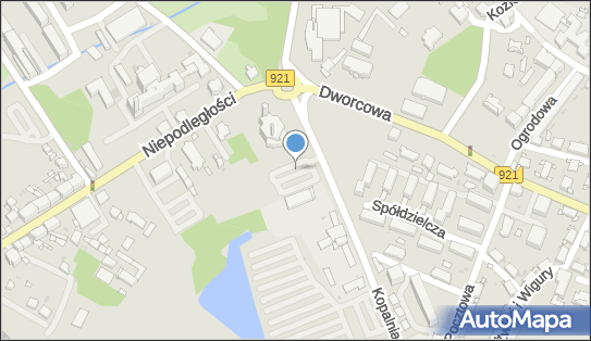 Przy kościele św. Cyryla i Metodego, Kopalniana 2, Knurów 44-190 - Bezpłatny - Parking