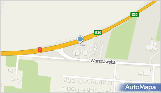 Warszawska, Warszawska 129, Biała Podlaska 21-500 - Bezpłatny - Parking