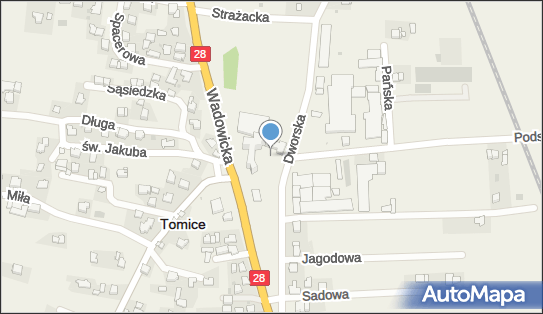 Publiczna, Dworska 9, Tomice 34-100 - Biblioteka, numer telefonu