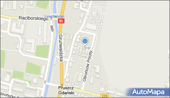Pawilon Handlowy Kwadrat, Obrońców Poczty Polskiej 12-16 83-000