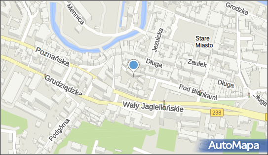 Fragment muru i baszty, Pod Blankami 4, Bydgoszcz - Ciekawe miejsce