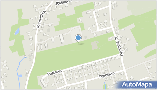 Kopiec w parku, Aleja Wolności, Wadowice - Ciekawe miejsce