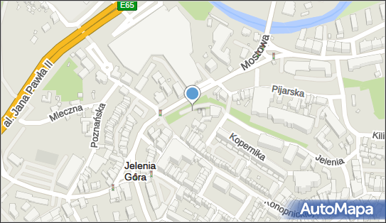 Mur historyczny, Jasna 6of, Jelenia Góra 58-500 - Ciekawe miejsce