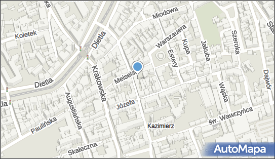 Najdłuższa kamienica Kraków -Kazimierz, Bożego Ciała 18 31-059 - Ciekawe miejsce