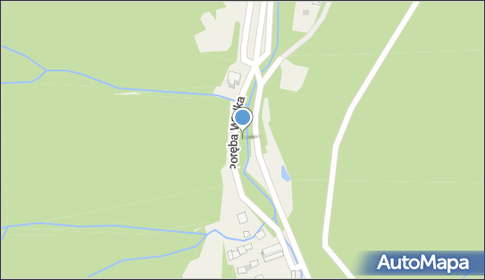 Odsłonięcie warstw magurskich w Potoku Koninki, Poręba Wielka 34-735 - Ciekawe miejsce