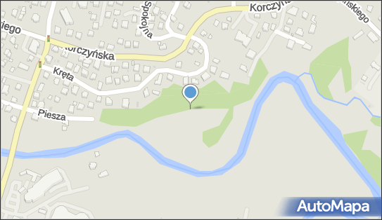 Osuwisko - zerwa przykorytowa, Kręta, Krosno 38-400 - Ciekawe miejsce