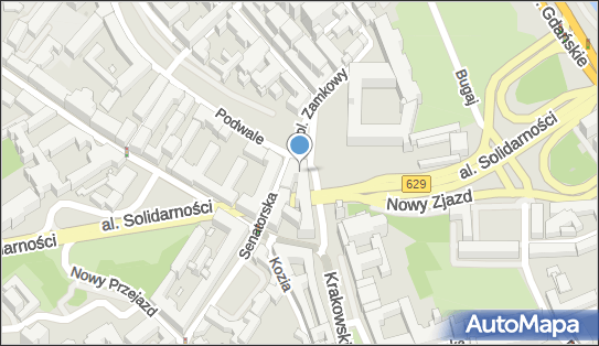 SCHODY RUCHOME, Senatorska 1, Warszawa - Ciekawe miejsce