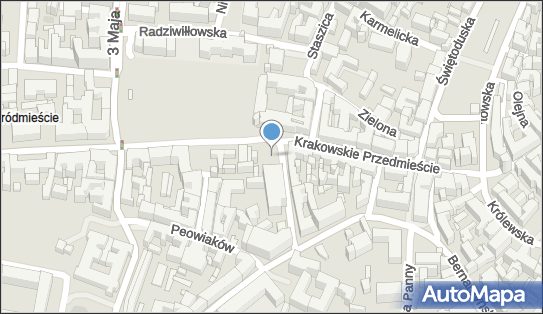Skwer im. Tadeusza Witkowskiego, Krakowskie Przedmieście 38 20-002 - Ciekawe miejsce