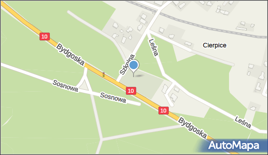 Cmentarz, DK 10, Cierpice - Cmentarz