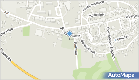 Komunalny, Cmentarna 4, Pyskowice 44-120 - Cmentarz