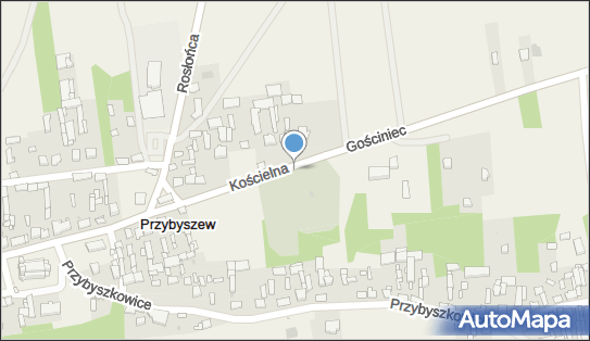 Parafialny w Przybyszewie, Kościelna, Przybyszew 26-803 - Cmentarz, numer telefonu
