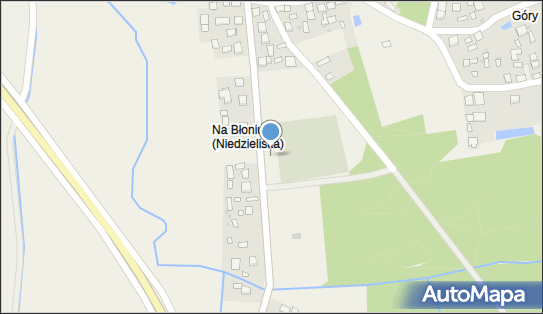 Parafialny, DW 768, Niedzieliska - Cmentarz