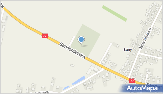 Parafialny, DK 77, Turbia - Cmentarz