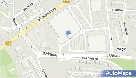 DHL POP Inmedio C.H. Kaufland, Orkana 4, Lublin 20-504, godziny otwarcia