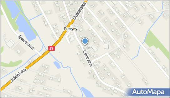 Dom ludowy w Pustynach, Centralna 13, Pustyny 38-422 - Dom ludowy