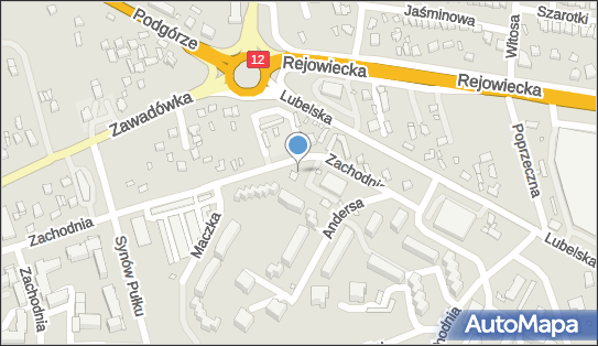 DPD Pickup Punkty, Zachodnia 21a - automat paczkowy, Chełm 22-100, godziny otwarcia