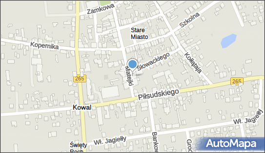 DPD Pickup Punkty, Matejki 13, Kowal 87-820, godziny otwarcia