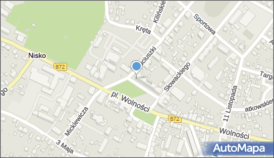 DPD Pickup Punkty, WOLNOŚCI 1, Nisko 37-400, godziny otwarcia