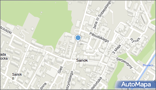 DPD Pickup Punkty, Mickiewicza 6- automat paczkowy, Sanok 38-500, godziny otwarcia