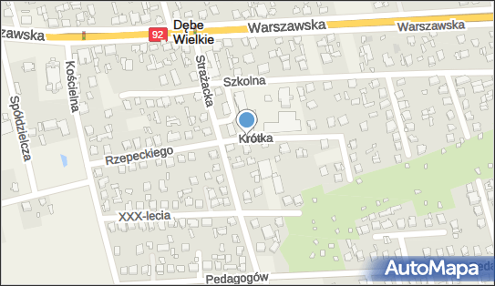 DPD Pickup Punkty, Krótka 2A - automat paczkowy, Dębe Wielkie 05-311, godziny otwarcia