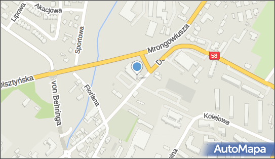 DPD Pickup Punkty, Mrongowiusza 23 - automat paczkowy, Olsztynek 11-015, godziny otwarcia