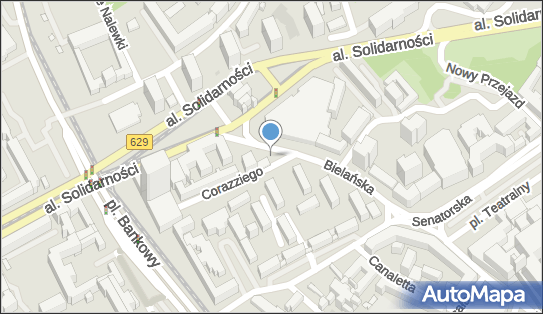DPD Pickup Punkty, Antoniego Corazziego 2A - automat paczkowy 00-087, godziny otwarcia