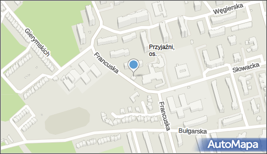 DPD Pickup Punkty, Francuska 17 - automat paczkowy, Zielona Góra 65-001, godziny otwarcia