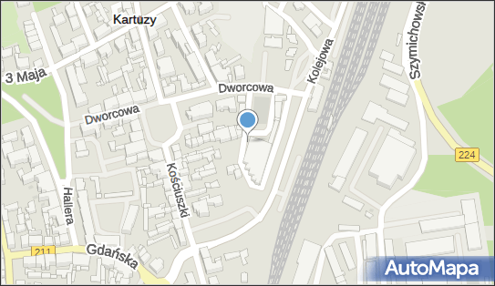 DPD Pickup Punkty, Dworcowa 16 - automat paczkowy, Kartuzy 83-300, godziny otwarcia