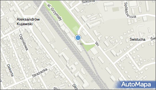 Aleksandrów Kujawski, Wojska Polskiego 2, Aleksandrów Kujawski 87-700 - Dworzec kolejowy, Przystanek kolejowy