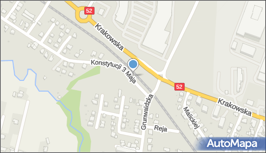 Andrychów Górnica, Konstytucji 3 Maja, Andrychów 34-120 - Dworzec kolejowy, Przystanek kolejowy