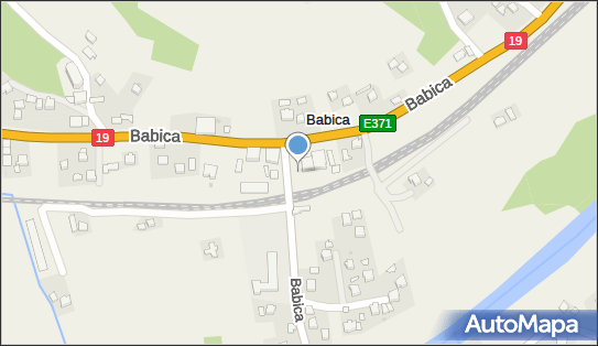 Babica, Babica 205a, Babica 38-120 - Dworzec kolejowy, Przystanek kolejowy