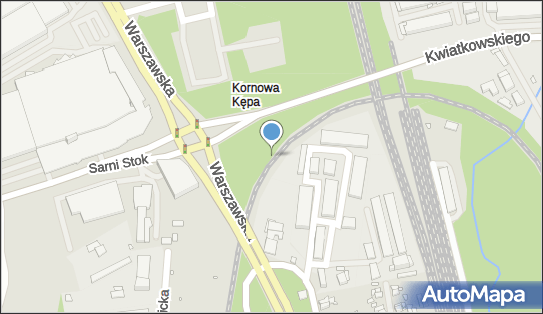 Bielsko-Biała Zachód, Kwiatkowskiego Eugeniusza, Bielsko-Biała - Dworzec kolejowy, Przystanek kolejowy