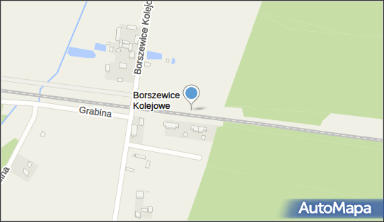 Borszewice, Borszewice Kolejowe 1a, Borszewice Kolejowe 98-100 - Dworzec kolejowy, Przystanek kolejowy