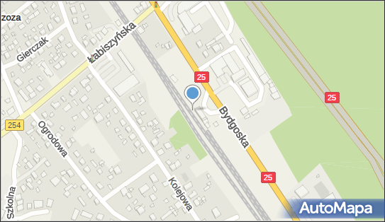 Brzoza Bydgoska, Bydgoska 37c, Brzoza 86-061 - Dworzec kolejowy, Przystanek kolejowy