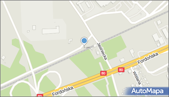 Bydgoszcz Brdyujście, Jasiniecka, Bydgoszcz 85-796 - Dworzec kolejowy, Przystanek kolejowy