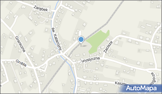 Cięcina, Kolejowa, Cięcina 34-350 - Dworzec kolejowy, Przystanek kolejowy