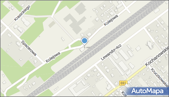 Garbatka Letnisko, Kolejowa 1, Garbatka-Letnisko 26-930 - Dworzec kolejowy, Przystanek kolejowy