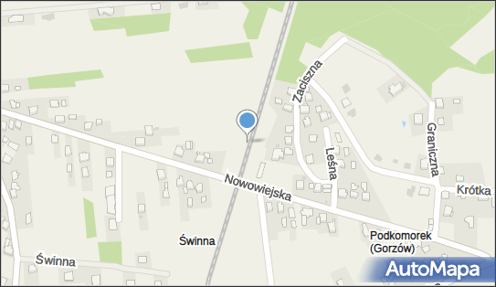 Gorzów Chrzanowski, Nowowiejska, Gorzów - Dworzec kolejowy, Przystanek kolejowy