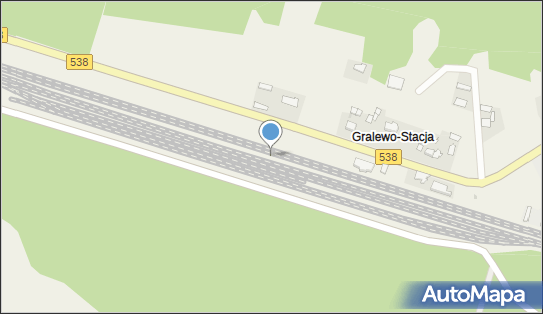 Gralewo, Gralewo-Stacja, Gralewo-Stacja 13-200 - Dworzec kolejowy, Przystanek kolejowy