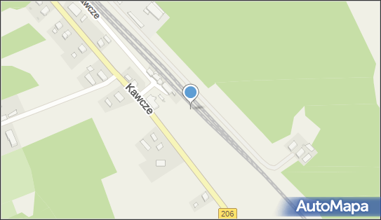 Kawcze, Kawcze, Kawcze 77-222 - Dworzec kolejowy, Przystanek kolejowy
