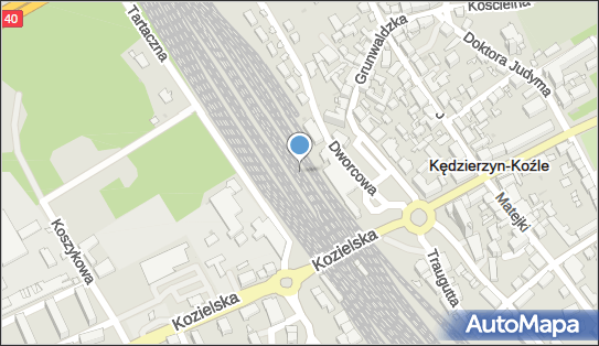 Kędzierzyn Koźle (stacja kolejowa), Dworcowa, Kędzierzyn-Koźle 47-220 - Dworzec kolejowy, Przystanek kolejowy