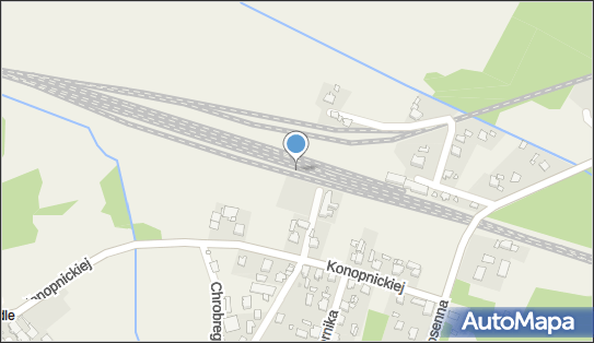 Kielcza, Konopnickiej Marii, Kielcza 47-126 - Dworzec kolejowy, Przystanek kolejowy
