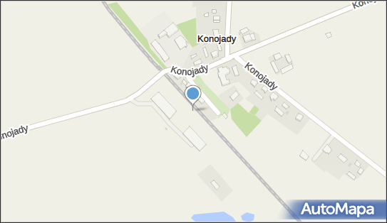 Konojady, Konojady 90, Konojady 87-330 - Dworzec kolejowy, Przystanek kolejowy